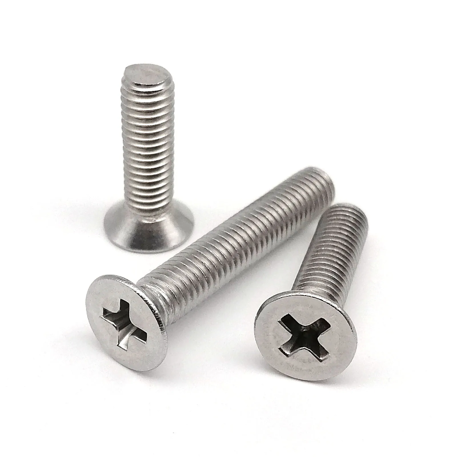 Stainless Steel Screws 5/10/50pcs M1-M8 A2 304 Stainless steel Cross Phillips Flat Countersunk Head