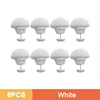 8Pcs--White