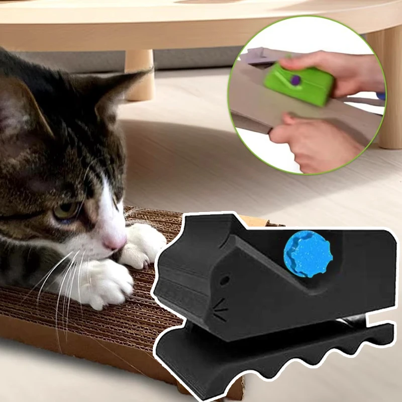 Cute Cardboard Cutting Machine for Cat Scratchers 3D Printed Kitten Shaped Cutter DIY Tools Utility Knife for Cardboard Carton utility knife cutting knife art knife box cutter box opener carving knife metal carving knife paper cutting knife paper cutter