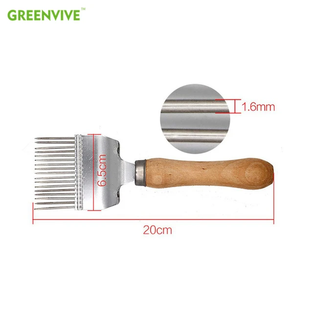 Mézvágó Kaparó Méhkas Mézes Kivágó Villa Fa Fogantyú Méhészeti Szerszámok Többfunkciós Kés Lapát - Image 5