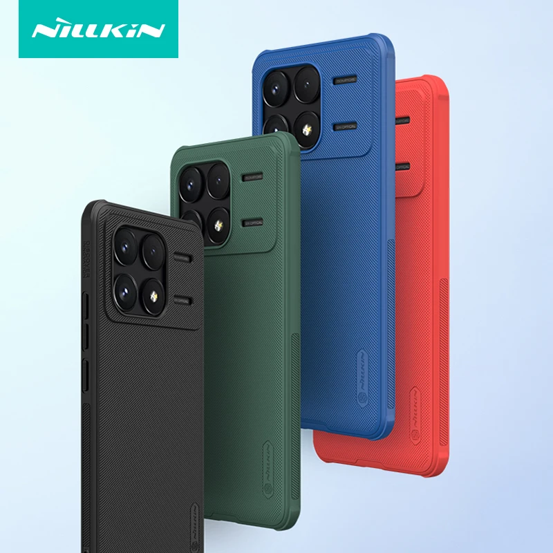 

Чехол Nillkin Матовый для Xiaomi Redmi K70 Pro, жесткий матовый чехол-накладка с изогнутой точкой для Redmi K70