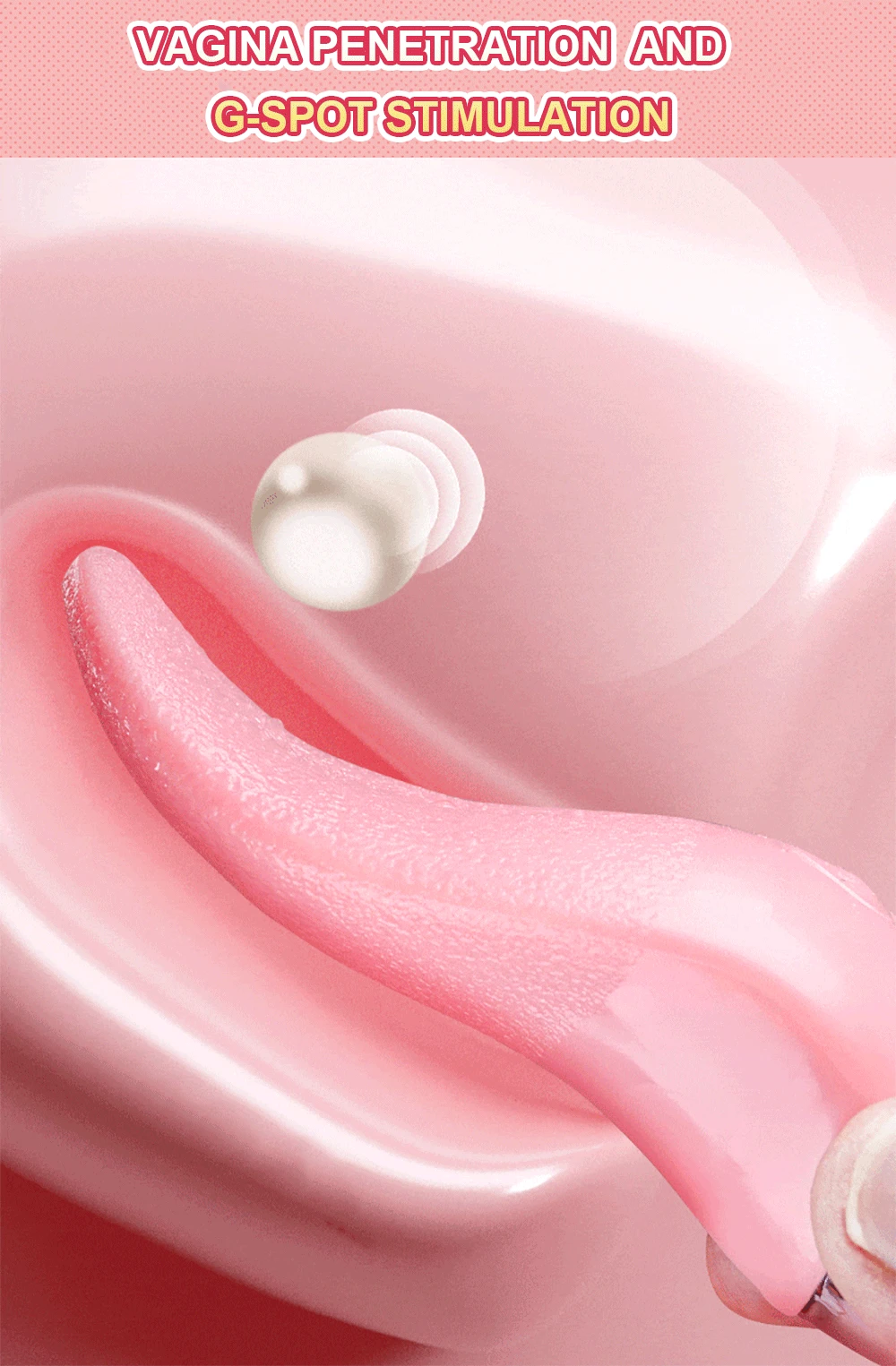 Vibrateur à langue pour stimulation g-spot et clitoridienne_voghion.com