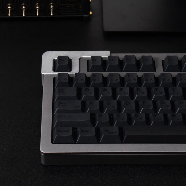 Pbt Tasten kappen für mechanische Tastatur, Ruß, undurchsichtige 