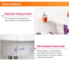 202A Household Mini Electric Sewing Machine Double Thread 2-speed Sewing Machine with Pedal Simple sewing function US