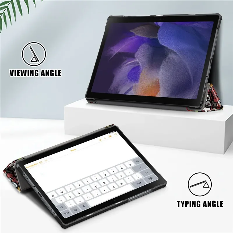 Case For Samsung Galaxy Tab A8 Tablet Adjustable Folding Smart Cover for Samsung Galaxy Tab A8 10.5 SM-X200 SM-X205 funda