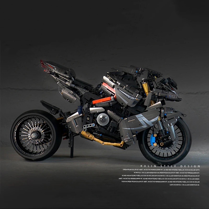 

Assembling Building Block BK Street Motorcycle Model Classic Toy Adult Collect Children Puzzle Gift Souvenir Compatible With