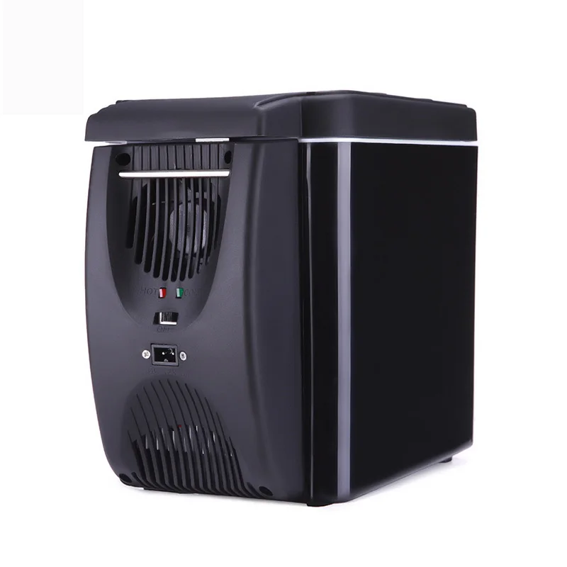 

6L Mini Car Fridge Warming Device 2 in 1 Multi-function 12 V Travel Fridge Freezer Refrigerator hot and cold box 28-48W Fridge