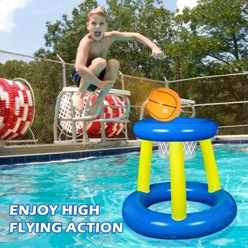 Explosions inflatable basketball stand interactive shooting toys outdoor inflatable swimming pool toys Outdoor water toys 1
