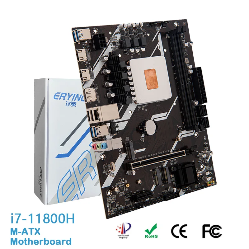 ERYING Gaming PC Motherboard with Onboard CPU SRKT3 I711800H i7 11800H