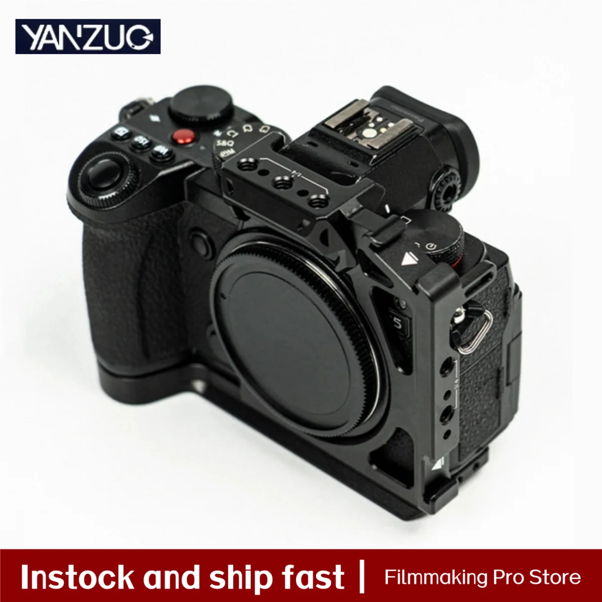 YANZUO Camera Cage, For Panasonic Lumix S5 Stabilizer Camera Metal