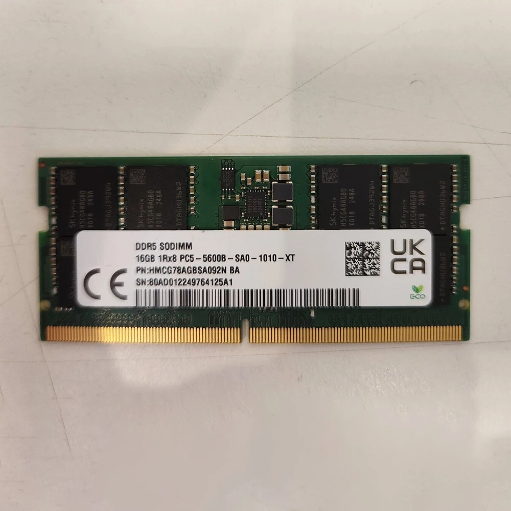 RAM 16GB HMCG78AGBSA092N 16G 1RX8 DDR5 5600B ノートブックメモリ