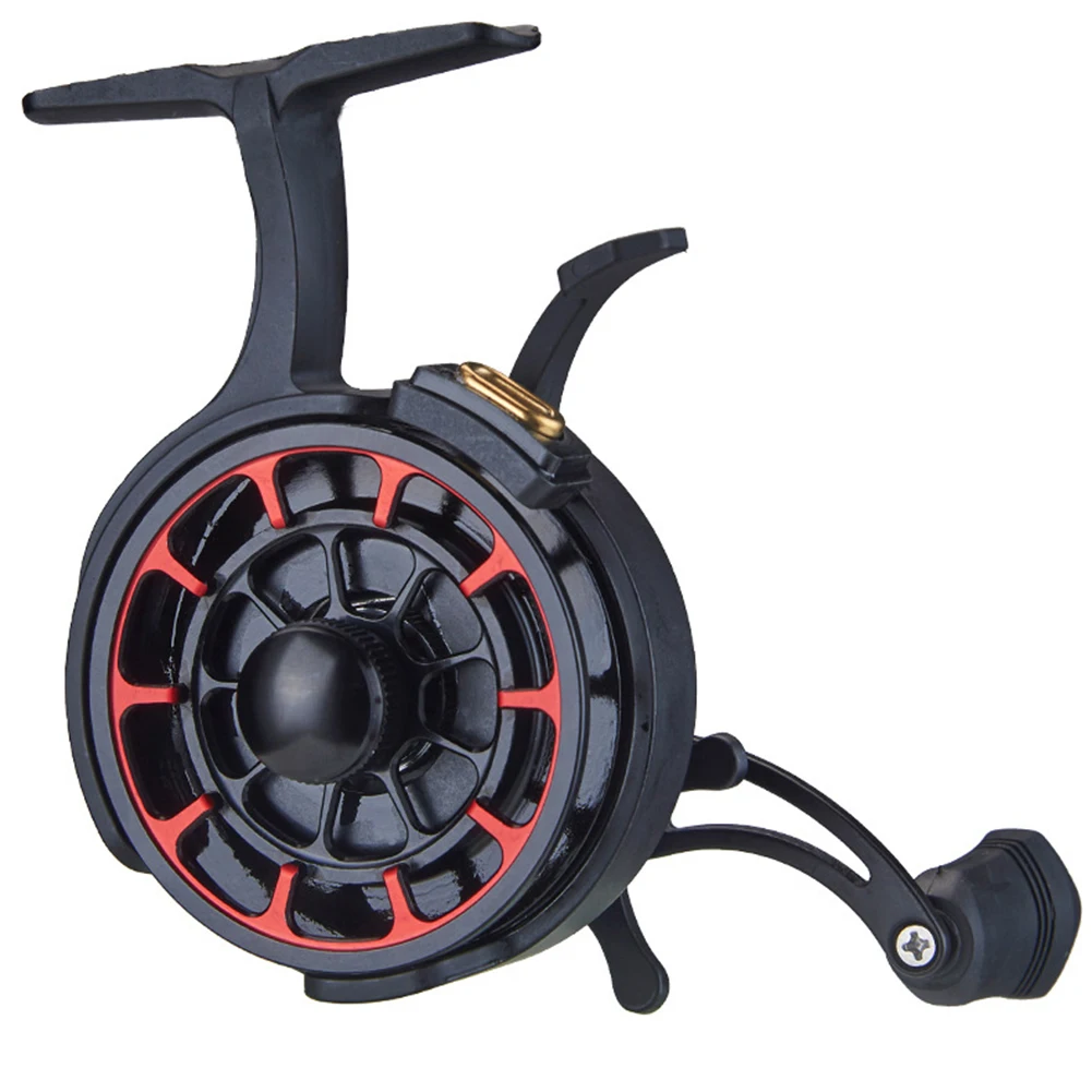 

3 5 1 Speed Ratio Ice Fishing Reel High Foot Left Hand 4+1BB Bearing 6 8KG Braking Force Protect Your Catch in Style