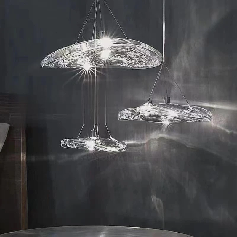 

Стеклянные подвесные светильники, современные роскошные зеркальные люстры для гостиной, спальни, ресторана, бара, коридора, художественный декор, подвесные светильники