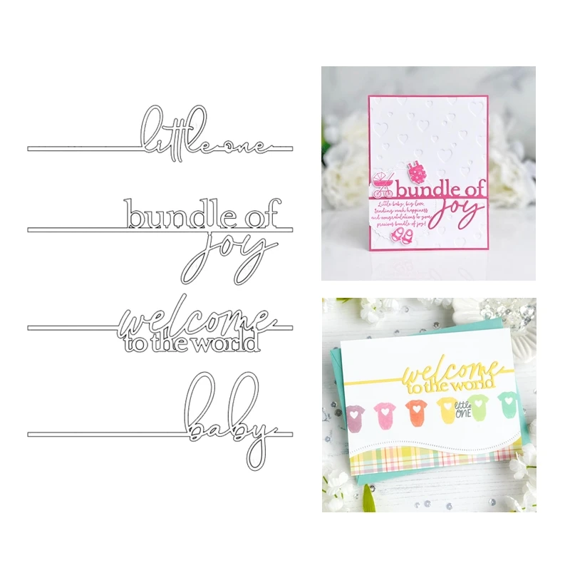 

Новинка Май 2023 года, детские металлические Вырубные штампы с надписью «Line it Up» для скрапбукинга, для изготовления бумаги, рамок, открыток, творчества, без штампов