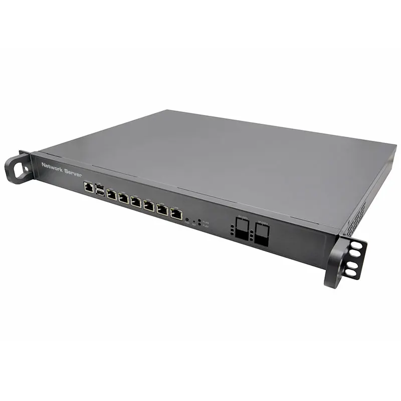 1U Rackmount LGA1151 Intel Core i3 9100 i5 9400 i7 9700 i9 9900T Windows Network Server 6 LAN 2 SFP 2 USB Firewall pfSense