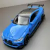1:32 BMW M4 Alloy Sports Car Model Diecasts & Toy car Metal Model Sound and Light Car Toys Collectibles For Childrens Gifts A579 1