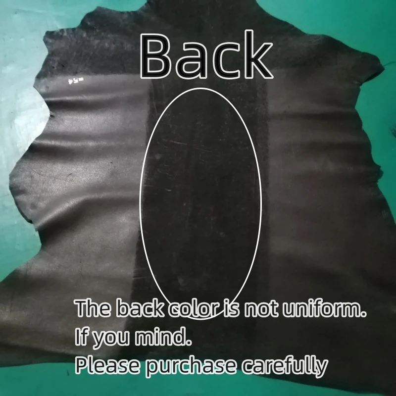 Leather Fabric 1mm Brown Black Sheep Suede Top Leather Real Leather Fabric Handmade DIY Clothes Inside Package Edge Whole Sheepskin