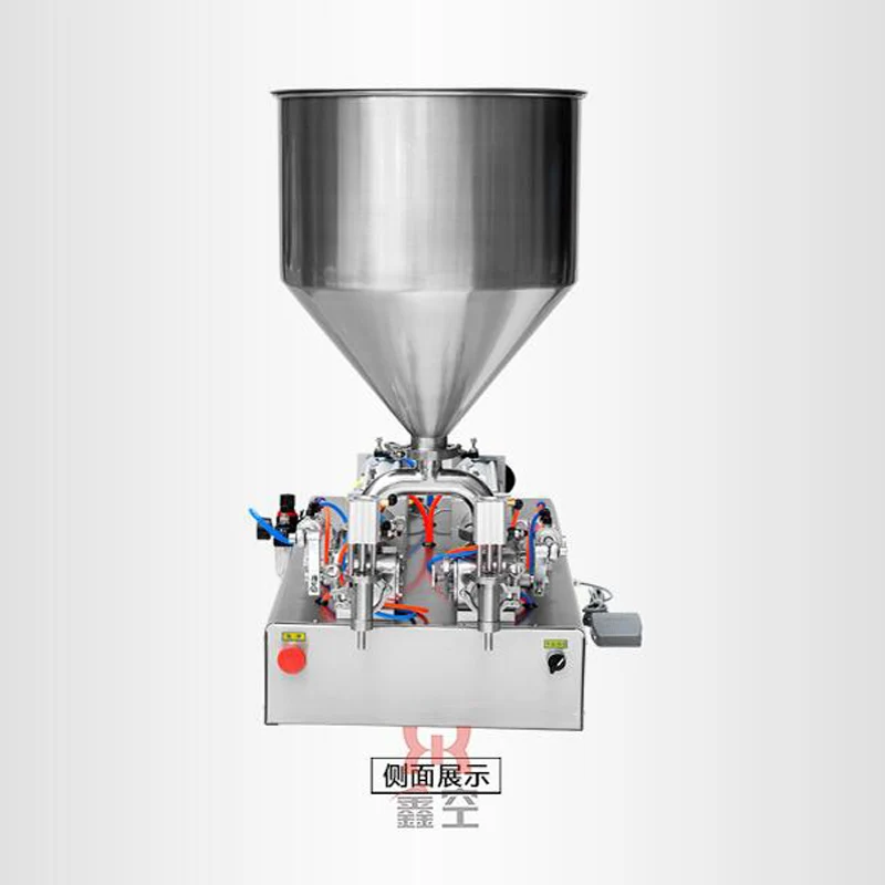 

pneumatic bottle sauce cosmetic cream piston filler manual peanut butter tomato semi-automatic liquid paste filling machine
