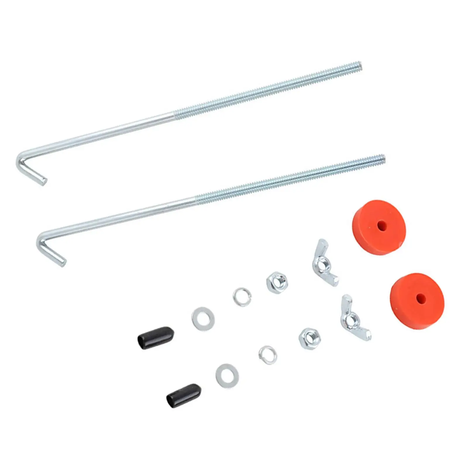 Battery tie down bracket Universal Fixing Bracket SUV Truck Mount Holder Car Battery Hold Down J Bolts Battery Tray Hold Down Bolts Fixing Holder