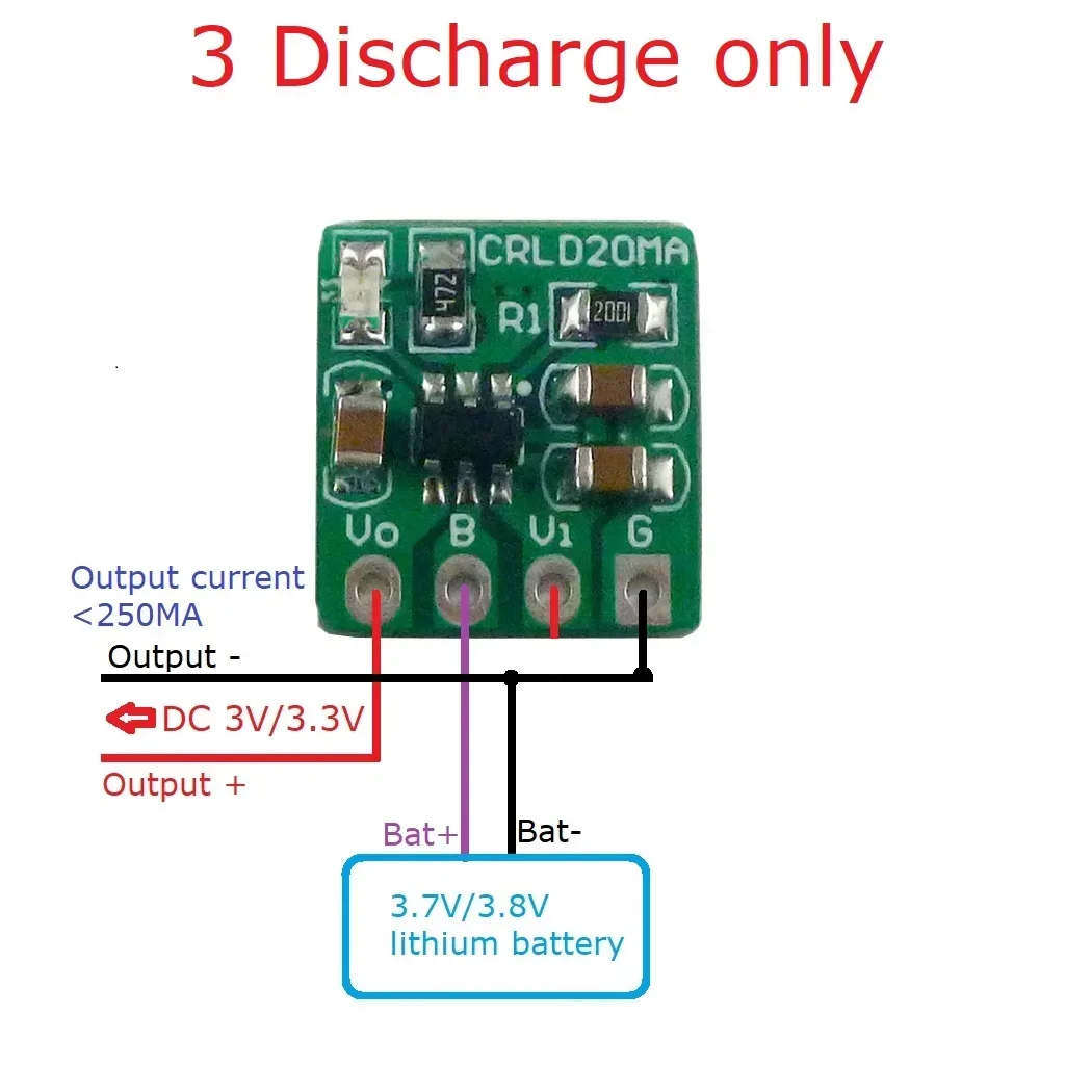 

Mini 2 In 1 3.7V 3.8V Li-Ion Li-Polymer Battery Charger 4.2V To 3.3V 3V Ldo Buck Dc Dc Converter Module For arduino Board