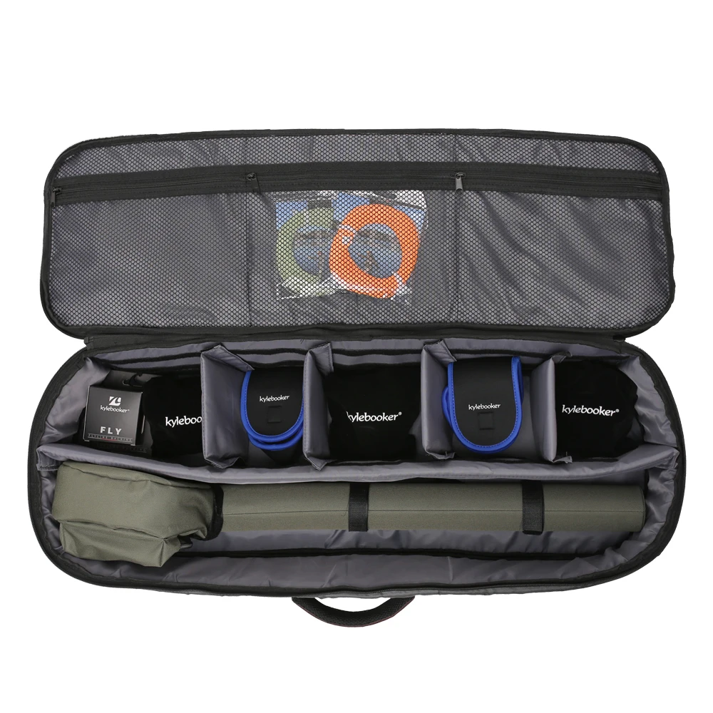 Fly Fishing Rod and Reel Travel Case Gear Bag Hold up to 4 Fishing Rods -  AliExpress