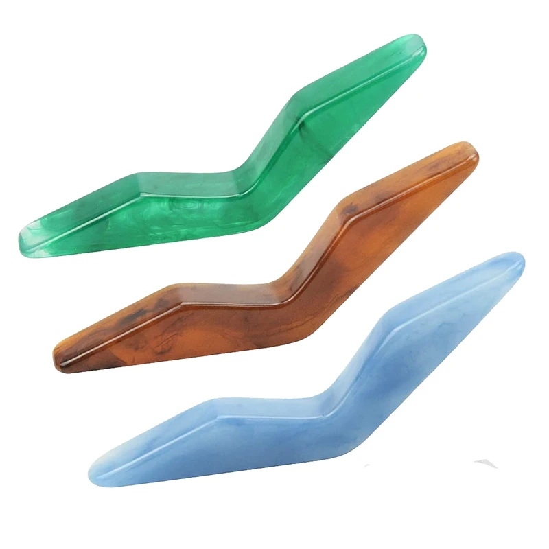 

HOT-3Pcs Resin Thumb Savers For Page Clips, Used To Read Transparent Thumb Bookmark Book Page Holder
