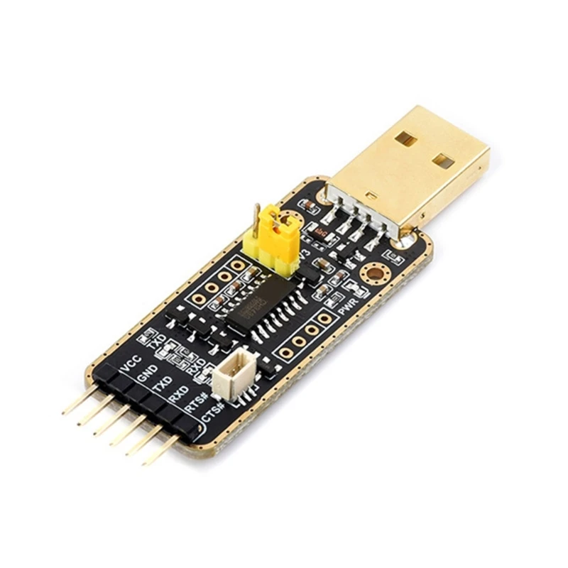 

USB To UART Debugger Module Onboards UART TypeA Port USB to TTL 3.3V and 5V for RPi 5 Board