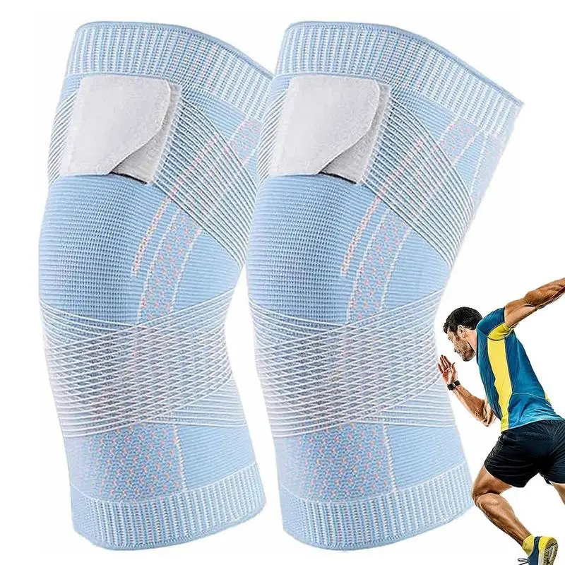 Shaping Knee Sleeve Heated Knee Brace Wrap Massager Self-Heating Stretch Breathable Knee Brace For Home Work Offices Daily Life