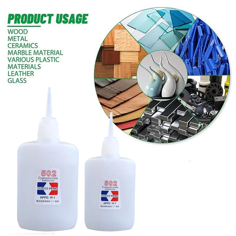 

28/45g 502 Super Glue Instant Quick Dry Cyanoacrylate Office Bond Adhesive Leather Glue Quick Fast Metal Supplies Strong Ru Z8x6