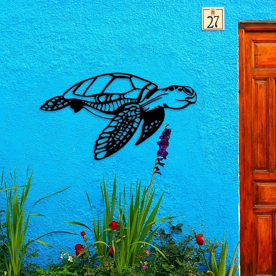 Arte De Pared De Metal, Decoración De Pared Costera