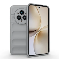 Premium Soft Silicone Skin - Friendly TPU Case - Luxury Protective Cover for ForRealme14 ProPlus (LightGray)