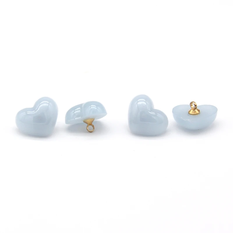 HENGC 의류 어린이 셔츠 드레스에 대한 귀여운 다채로운 사탕 진주 단추 수제 장식 DIY 바느질 액세서리 도매