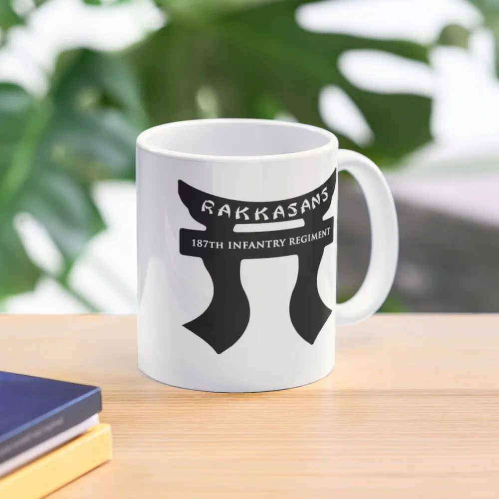 

187th Infantry Regiment Rakkasans Skull Veteran Coffee Mug Custom Cup Travel Coffee Mug Thermal Cup For Coffee Custom Mug