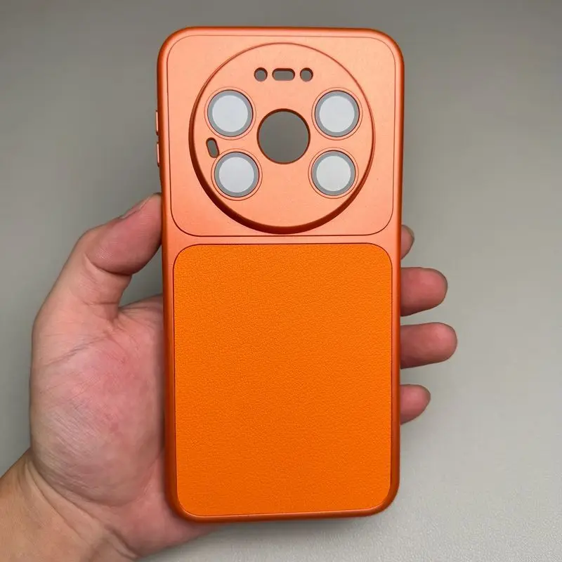 Luxury Leather Protective Case - Matte Finish and Lens Protection