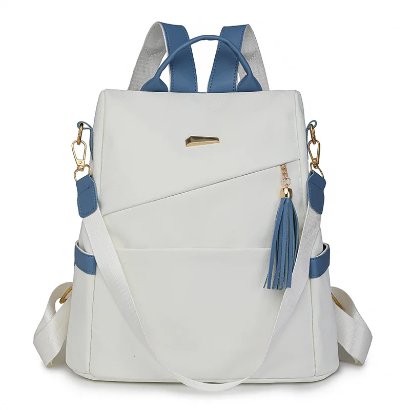 white and blue