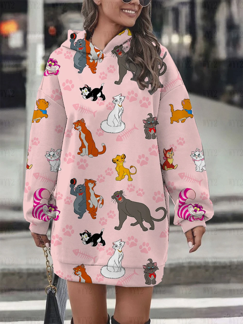 

Женское платье-свитер в уличном стиле, Осень-зима