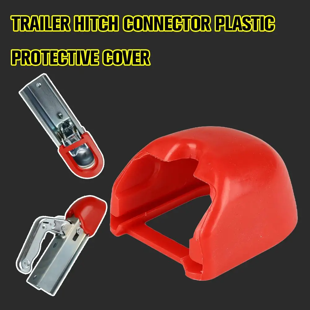 Para remolque RV modificación conector cubierta de bola tapa protectora tapa roja de plástico piezas accesorios para car