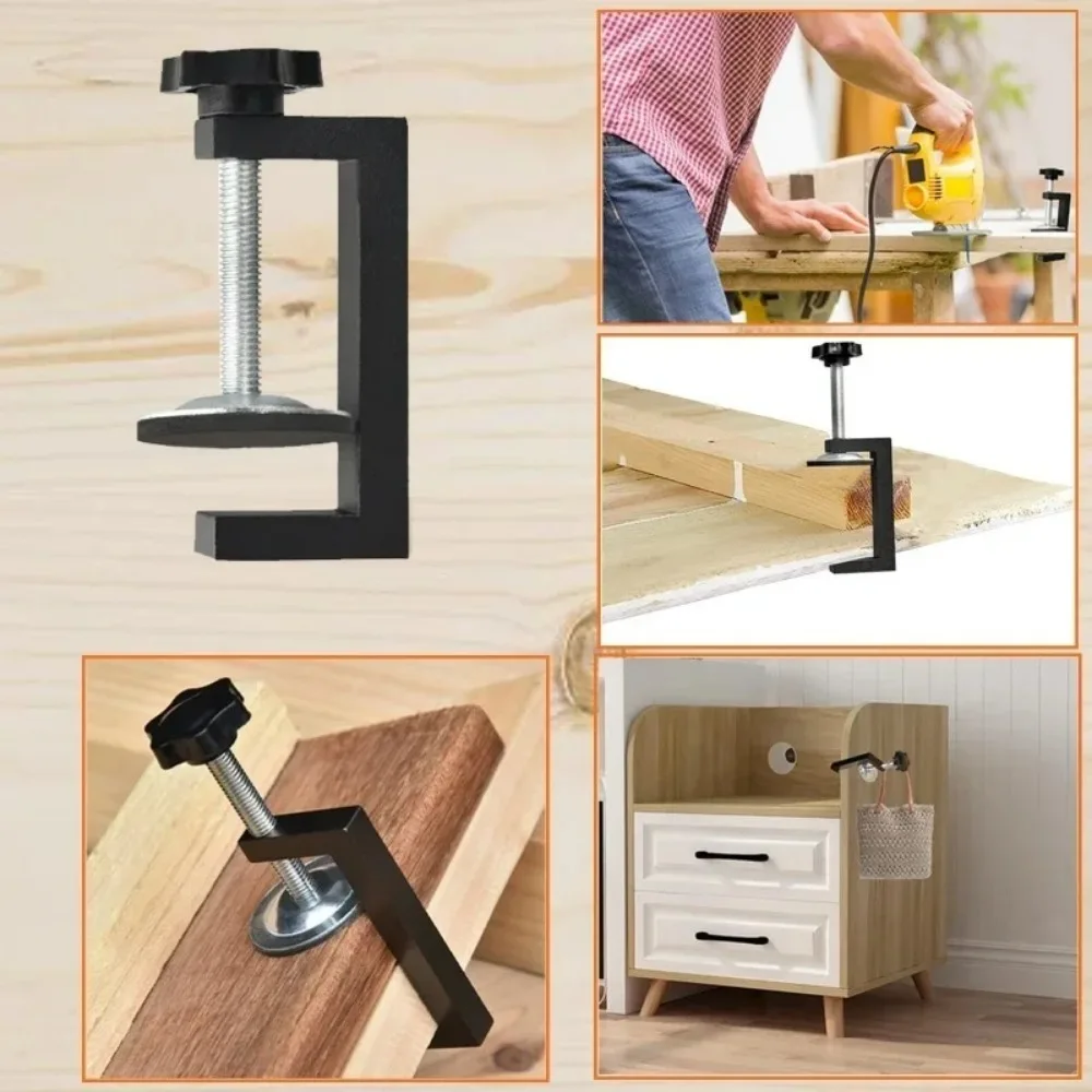 Woodworking Clamps Cabinet Installation 10-57mm Adjustable G-Type Drawerwood Portable Drawer Fixing Clip