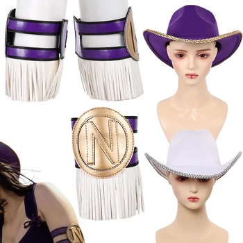 Fascia da braccio di Nico Robin, cappello e abbigliamento per cosplay fantasy, costume da donna per TV Live Action 2026, accessori per travestimento, oggetto di scena di Halloween