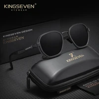 KINGSEVEN Brand Round Sunglasses Men Polarized Women Eyewear  Luxury Fashion  Travel Glasses Shades UV400