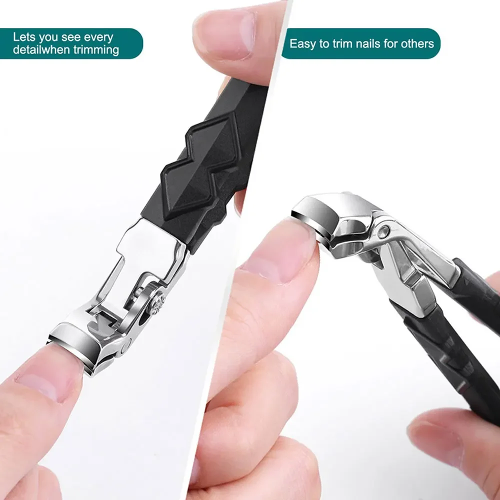 Angled Head Nail Clippers Seniors Ergonomic Toenail Clipper Thick Nails Nail Cutter Trimmer Professional Manicure Tool nail clipper,nail clippers,toe nail clipper