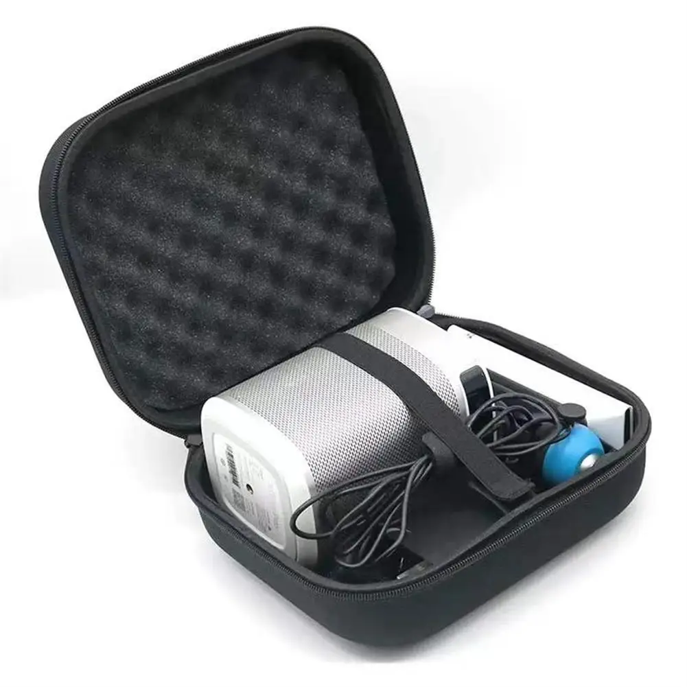 

Portable Mini EVA Projector Protective Storage Bag Cover Case With Inner Dense Net Pocket and Waterproof Zipper