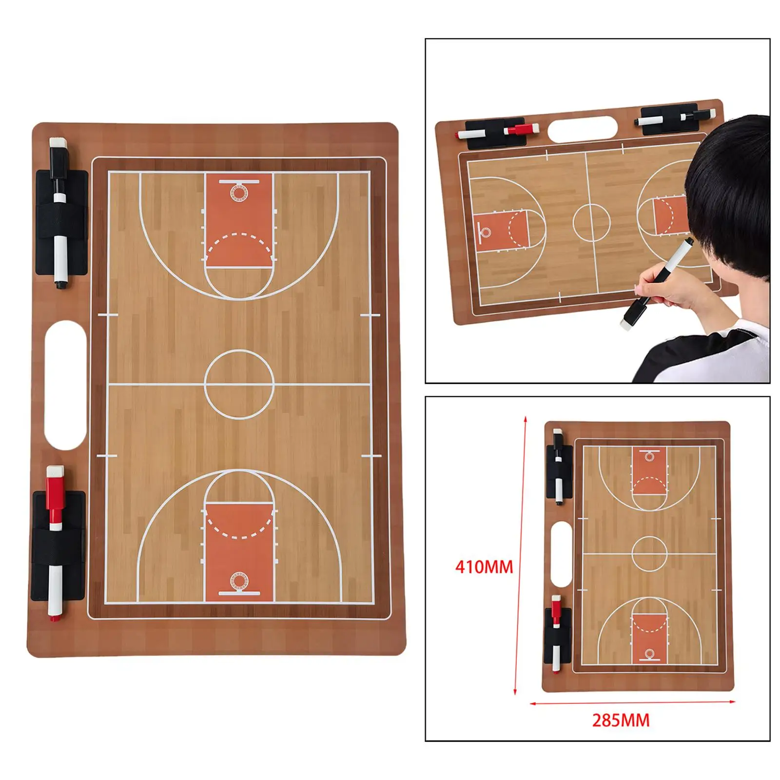 Basketball Coaching Boards Dry Erase Coaches Board Basket Ball Clipboard for Practice