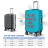 Family Pets Custom DIY Logo Luggage Cover Protector Cute Customized Photo Print Travel Suitcase Protective Cover for 18-32 Inch 6