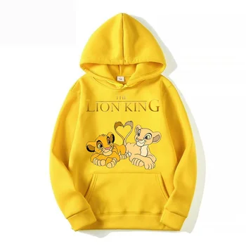 The Lion King Cartoon Anime Women Pullover Spring Autumn Oversized Hoodie