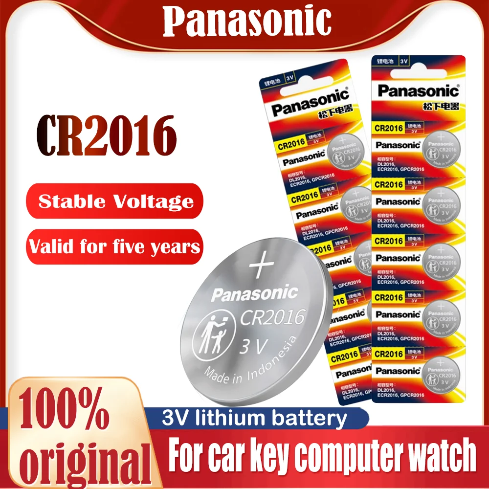 Литиевая батарея PANASONIC CR2016 CR 2016 3 в для часов калькуляторов пультов