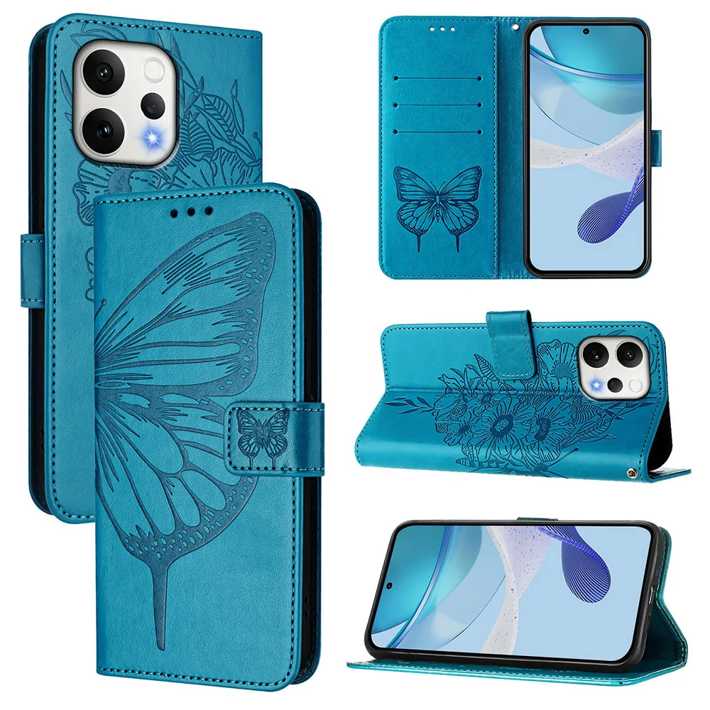 Premium Book Style Wallet Phone Case with Card Slots