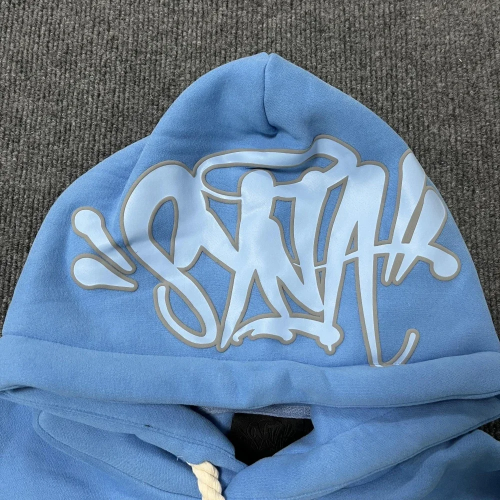 Sy Jacket and Trousers Sports Jogging Men Cotton Hoodie Young Fashion Hooded Tops Pants Women's Streetwear Coats Warm Tracksuit 3