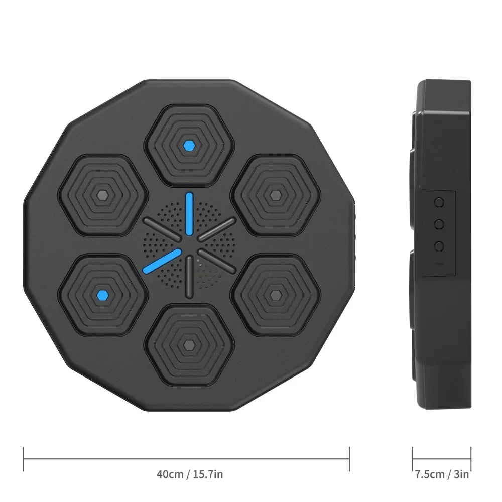 Smart Music Boxing Machine Wall Target LED Lighted Sandbag Relaxing Reaction Training Target For Boxing Sports Agility Reaction