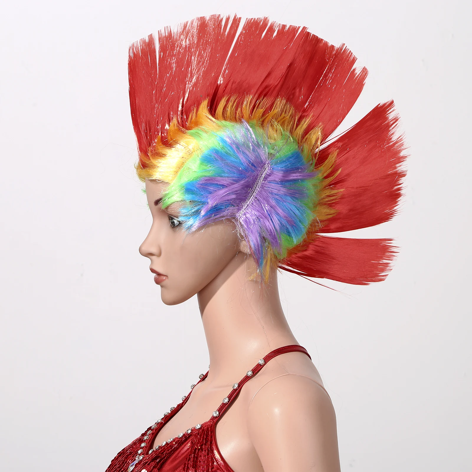 Punk Headpiece Coloured Party Theme Hats Caps & Headwear For Fancy Dress 
